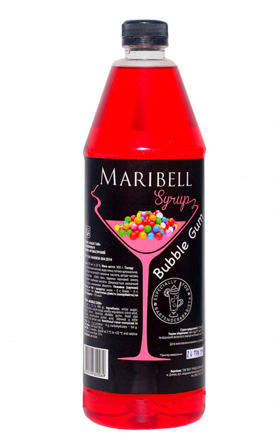 Купить Сироп, ТМ "Maribell" Бабл гам, 900 мл – ROZETKA. Выгодная цена ...