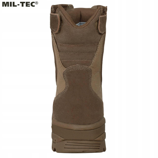 Сапоги высокие Тактические Mil-Tec® на 2 молнии Coyote р. 45 - изображение 2