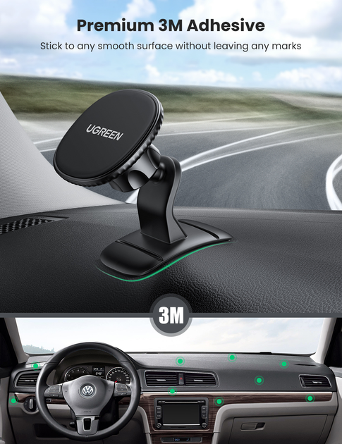 Автодержатель для телефона Ugreen LP292 Magnetic Black (UGR-80785 ...