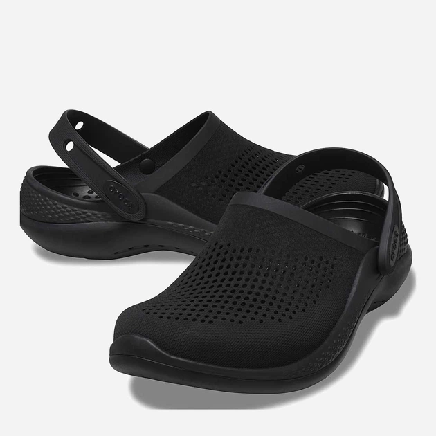 Chodaki męskie Crocs LiteRide 360 206708-060 46-47 (M12) 30 cm Czarne (191448673397) - obraz 2