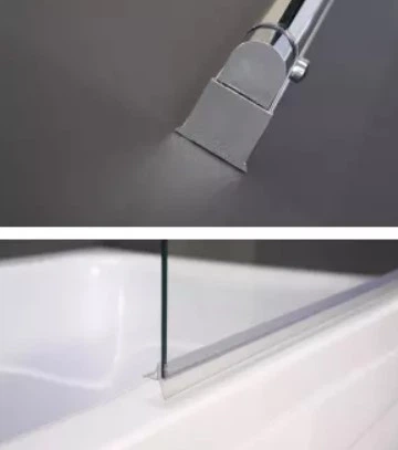Скляна шторка для ванни AVKO Glass RDY21 70х140см Chrome - зображення 4
