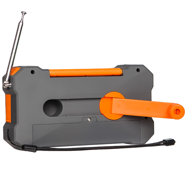 Динамо-фонарик KAYINOW 280F 10000 mAh Orange Led с радиоприемником и павербанком - изображение 4