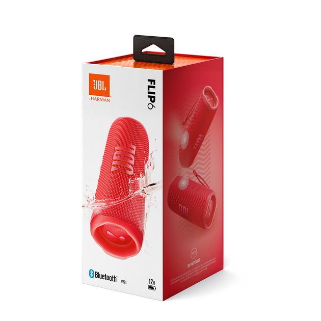 Акустическая система JBL Flip 6 Red (FLIP6RED) – фото, отзывы