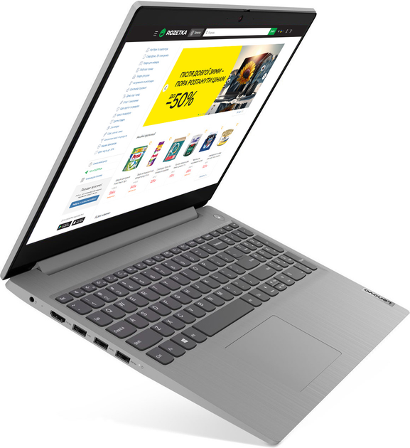 Ноутбук Lenovo IdeaPad 3 15ITL05 (81X800MNRA) Platinum Grey / Intel ...