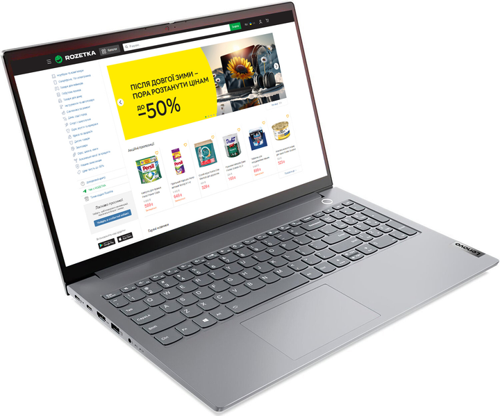 Ноутбук Lenovo ThinkBook 15 G3 ACL (21A40170RA) Mineral Grey – фото ...