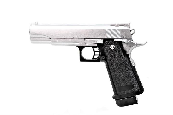 Страйкбольний пістолет Galaxy Colt M1911 Hi-Capa з кобурою (G6S) - зображення 1