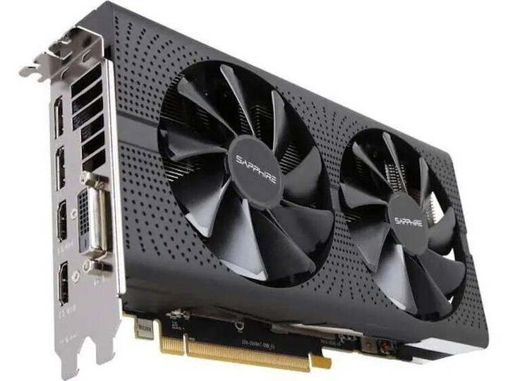 Дискретная видеокарта AMD Sapphire Radeon RX 570 Pulse, 4 GB GDDR5, 256 ...