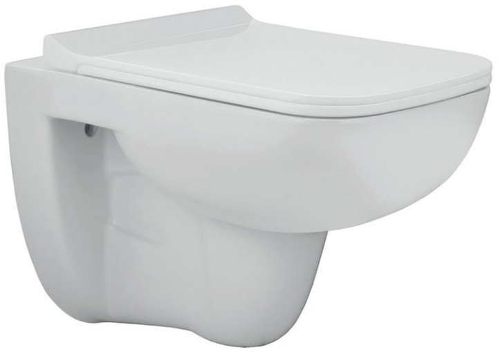 Унітаз підвісний JAQUAR Florentine Rimless FLS-WHT-5953UFSM зі сидінням Slim Soft Close дюропласт від Rozetka на платформі USKIDKA Акція на Унітаз підвісний JAQUAR Florentine Rimless FLS-WHT-5953UFSM зі сидінням Slim Soft Close дюропласт від Rozetka