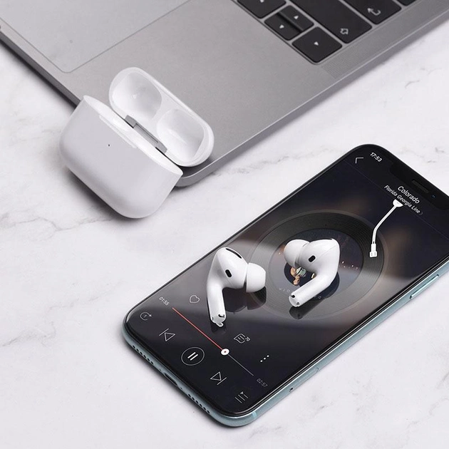 Бездротові навушники Bluetooth Hoco EW04 Plus White - изображение 5