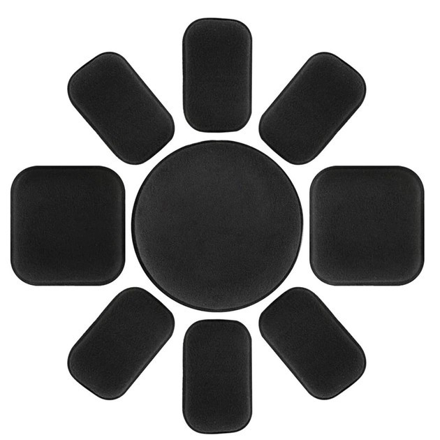 Захисні подушки накладки для тактичного шолома (9 шт + 10 стикерів) - зображення 1