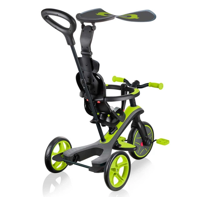 Трехколесный велосипед–трансформер Globber Explorer Trike 4 в 1 Green - изображение 2