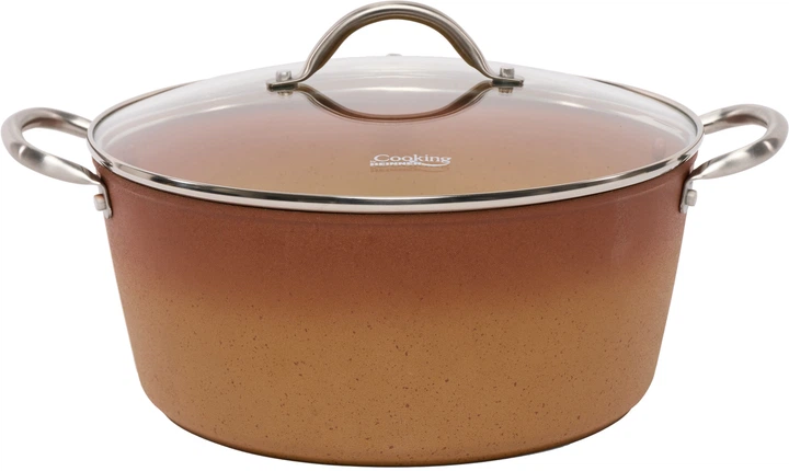Кастрюля из алюминия Heinner Ceramica Do Brazil со стеклянной крышкой 24 см (HR-BET-ERH24S) - Фото 1 Кастрюля из алюминия Heinner Ceramica Do Brazil со стеклянной крышкой 24 см (HR-BET-ERH24S) - изображение 1
