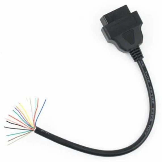 Кабель подовжувач OBD2 30см ОБД 16-pin МАМА під паяння розпаювання (622540457) Чорний - Фото 2 Кабель подовжувач OBD2 30см ОБД 16-pin МАМА під паяння розпаювання (622540457) Чорний - зображення 2