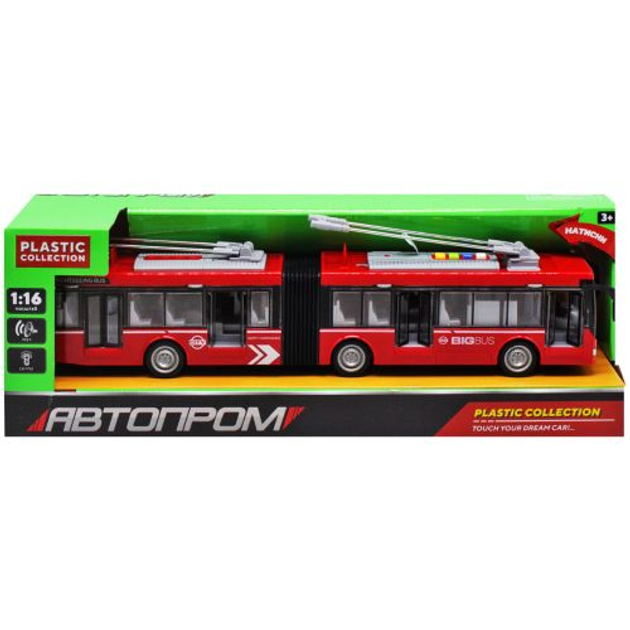 Тролейбус Автопром, красный Автопром 7951AB – низкие цены, кредит ...