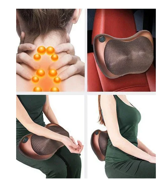 Массажер-подушка для шеи 8 роликов с прогревом Massage Pillow (5003) - Фото 7 Массажер-подушка для шеи 8 роликов с прогревом Massage Pillow (5003) - изображение 7
