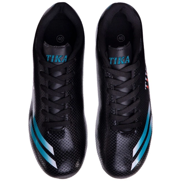 Бутсы футбольные Zelart Tika 2001-39 размер 44 Black-Blue - Фото 6 Бутсы футбольные Zelart Tika 2001-39 размер 44 Black-Blue - изображение 6