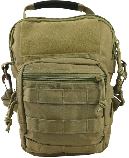 Сумка на плече Kombat Hex-Stop Explorer Shoulder Bag Койот (kb-hsesb-coy) - зображення 2