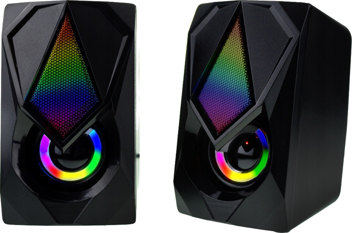 Акустическая система Esperanza EGS102 2.0 Led Rainbow Boogie – фото ...
