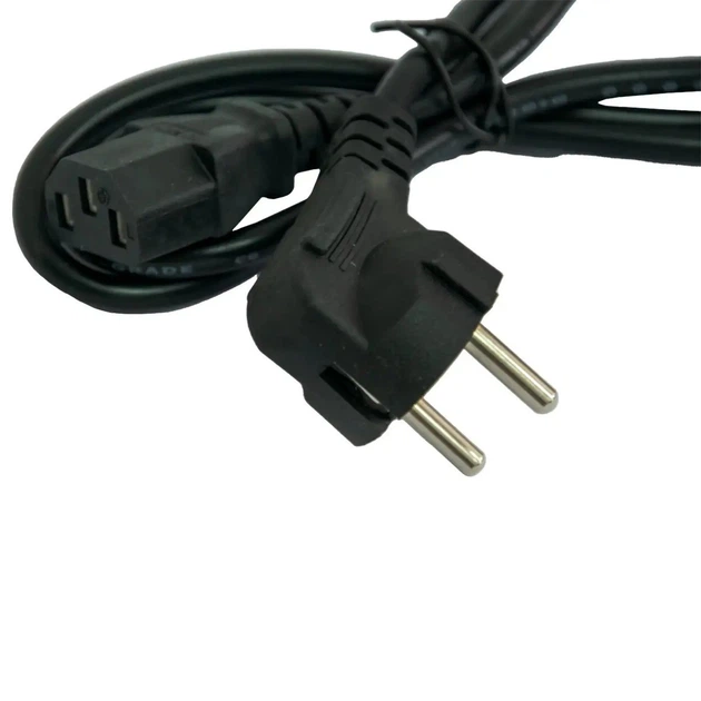 Кабель до блока живлення CEE 7/7-C13 10A/250V 1.2м шнур живлення до ПК/УПС (VS7005871) - изображение 5