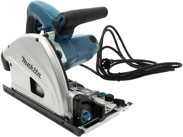 Пила дискова заглибна Makita SP6000J (165 мм, 2000-5200 хв-1, 55 мм, 1300 Вт) - Фото 3 Пила дискова заглибна Makita SP6000J (165 мм, 2000-5200 хв-1, 55 мм, 1300 Вт) - зображення 3