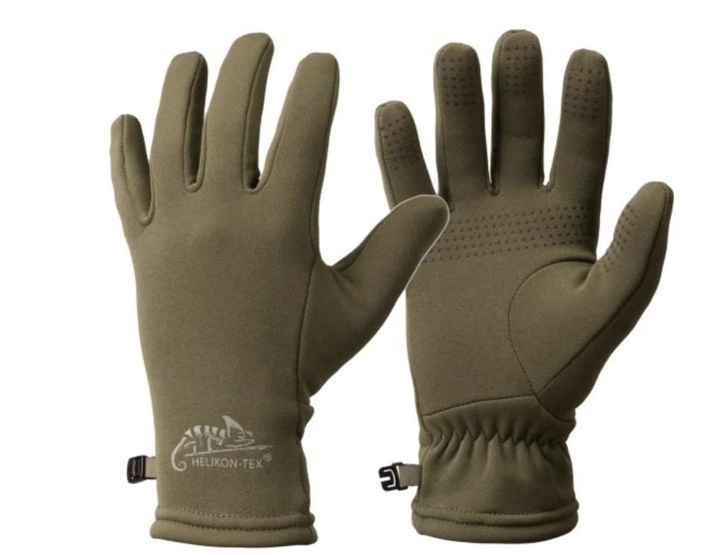 Зимові чоловічі теплі рукавиці Helikon-Tex анатомічна форма Олива L для максимального комфорту та захисту анатомічна форма для безпеки та продуктивності - зображення 1