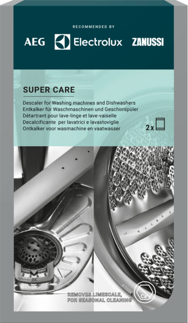 Odkamieniacz do pralek i zmywarek Electrolux Super Care M3GCP300 100 g x 2 szt - obraz 1