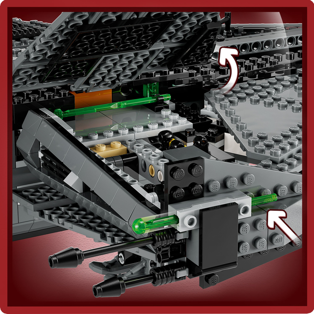 Конструктор LEGO Star Wars The Justifier 1022 деталі (75323) - зображення 8
