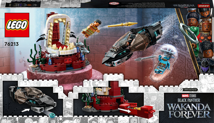 Конструктор LEGO Super Heroes Тронна зала короля Неймора 355 деталей (76213) - зображення 10