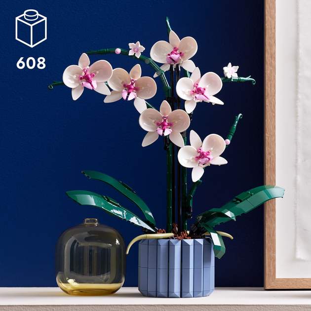 Zestaw klocków LEGO Icons Orchidea 608 elementów (10311) - obraz 5