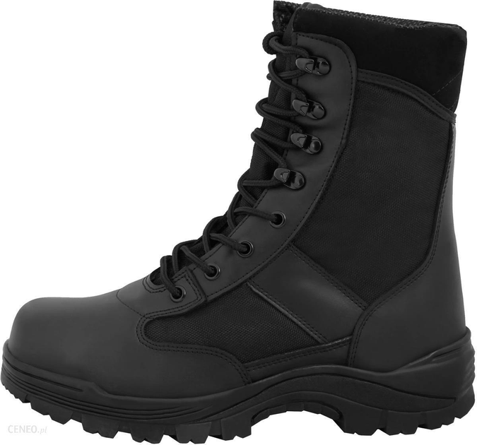 Мужские ботинки обувь для армии и служебных нужд высокая прочность и комфорт максимальная защита долговечность MIL-TEC SECURITY Черный 42 размер - изображение 2