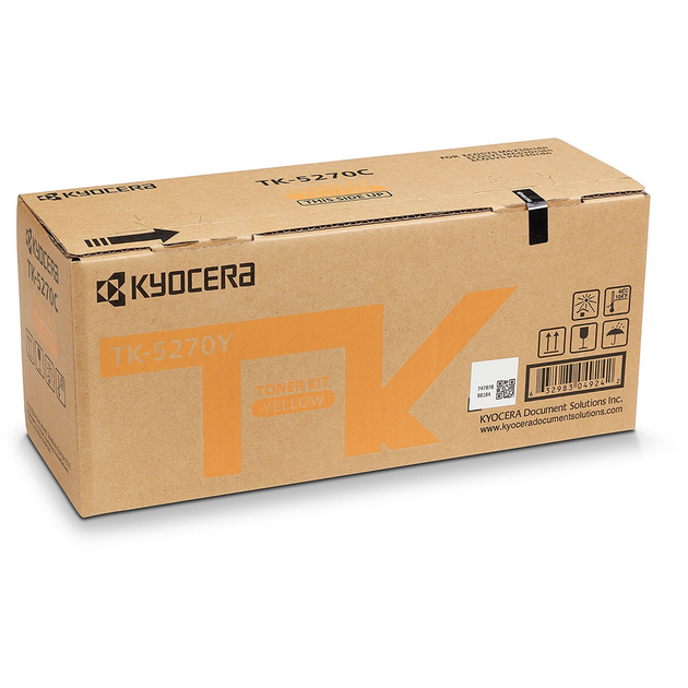 Toner Kyocera TK-5270Y do Ecosys P6230cdn/M6230cidn/M6630cidn (1T02TVANL0) - obraz 1