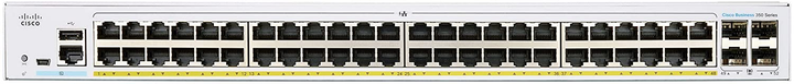 Комутатор Cisco CBS350-48P-4G-EU - зображення 1