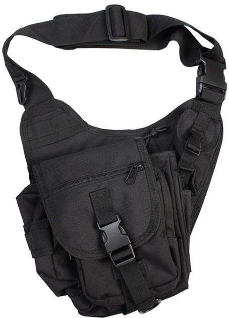 Сумка на плече Kombat Tactical Shoulder Bag 7 л Чорний (kb-tsb-blk) - зображення 1