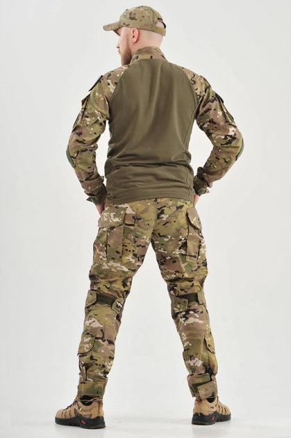 Військова тактична форма ЗСУ з регульованими наколінниками Камуфляж Мультикам 60 розмір - зображення 2