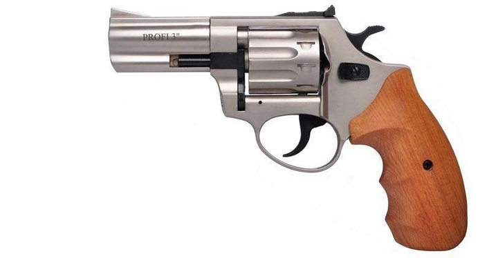 Револьвер под патрон Флобера Zbroia PROFI 3 (сатин, бук) - изображение 2