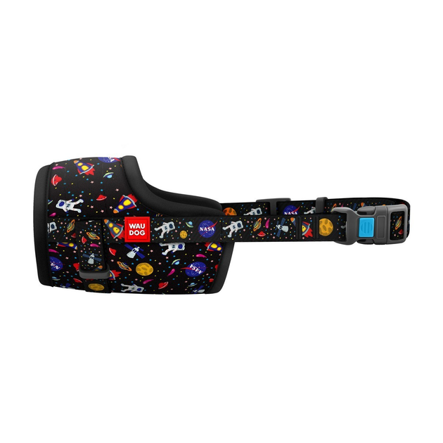 Нейлоновый намордник для собак, WAUDOG NYLON, рисунок "NASA ...