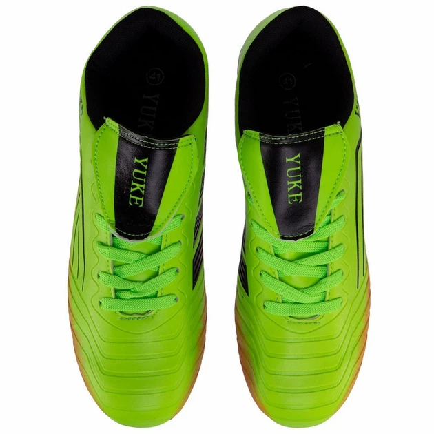 Бутсы футбольные Yuke 1823 размер 41 Neon Geen-Orange - изображение 6
