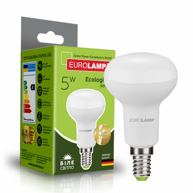 Лампочка Eurolamp LED R39 5W E14 4000K 220V (LED-R39-05144(P 65218 ...