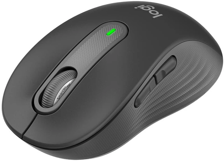 Мишка бездротова Logitech Signature M650 L (910-006236) Graphite USB - Фото 3 Мишка бездротова Logitech Signature M650 L (910-006236) Graphite USB - изображение 3
