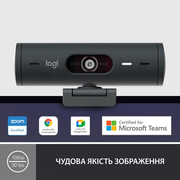 Kamera internetowa Logitech Brio 500 grafit (960-001422) - obraz 2