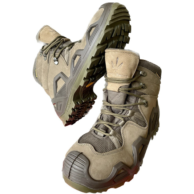 Тактические ботинки Single Sword Хаки, водонепроницаемая обувь для военных. 39 - изображение 2