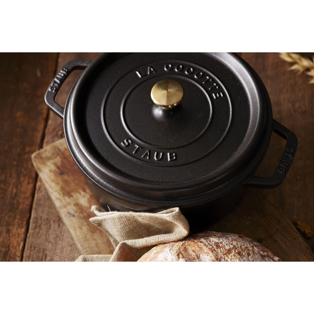 Кастрюля Staub Cast Iron 3,8 л черная (1102425) - изображение 8