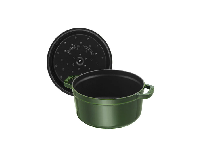 Кастрюля Staub Cast Iron 5,2 л зеленая с крышкой (1102685) - изображение 3