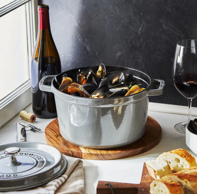 Каструля Staub Cast Iron 8,3 л сіра з кришкою (1103018) - изображение 5