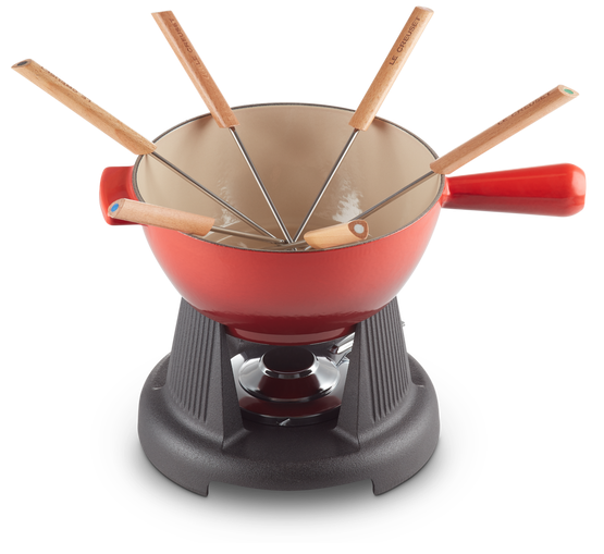 Набор для фондю Le Creuset Tradition 20 см Cerise - изображение 2