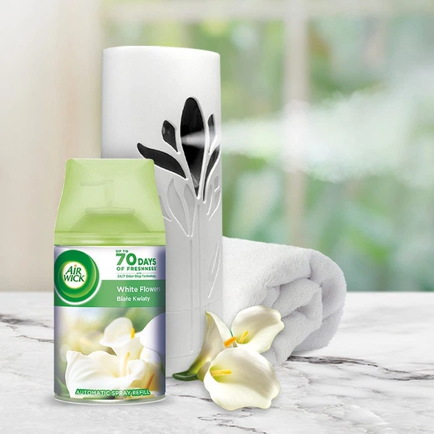 Automatyczny odświeżacz powietrza w aerozolu Air Wick Freshmatic Białe Kwiaty (5900627073133) - obraz 2