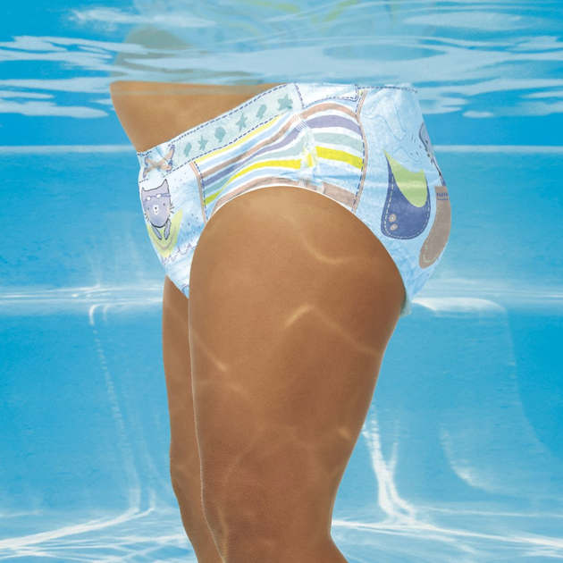 Трусики для плавання Pampers Splashers Розмір 3-4 (6-11 кг) 12 шт (8001090698346) - зображення 9