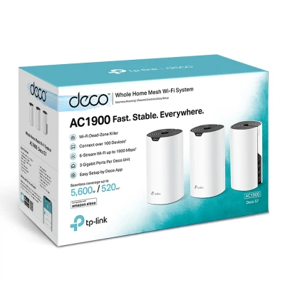 Комплект з трьох Mesh Wi-Fi маршрутизаторів TP-Link Deco S7(3-pack) - изображение 8