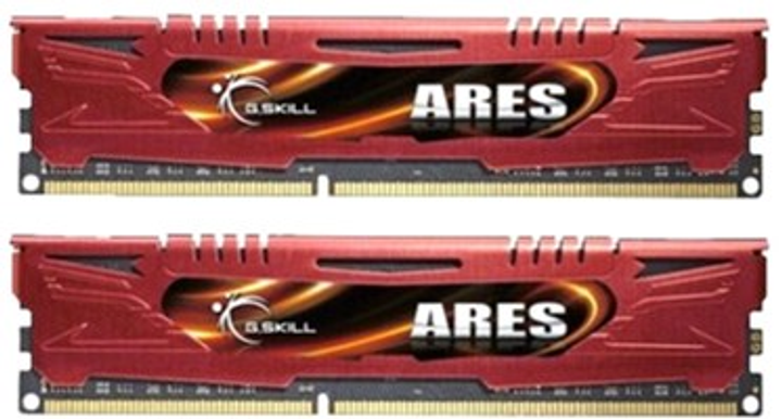 Оперативна пам'ять G.Skill DDR3-1600 16384MB PC3-12800 (Kit of 2x8192) Ares LP Red (F3-1600C9D-16GAR) - зображення 1