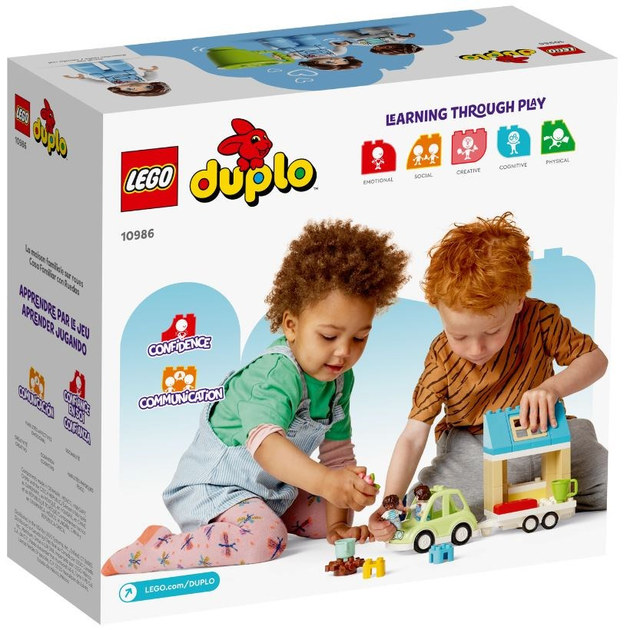 Конструктор LEGO DUPLO Town Сімейний будинок на колесах 31 деталь (10986) - зображення 7